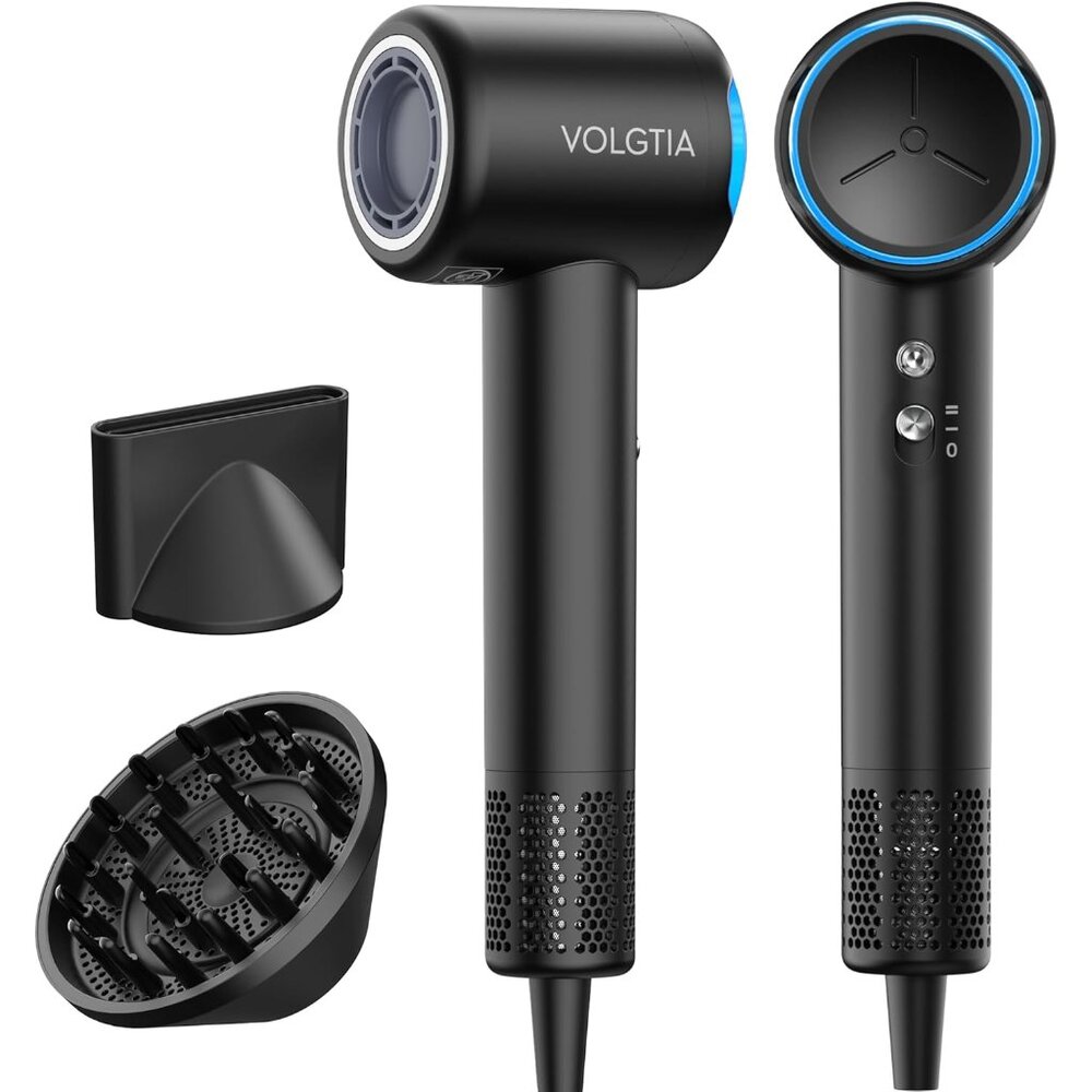 Hair Dryer Diffuser High Speed 1400w Ionic Fast Drying For Curly Hair Women Men